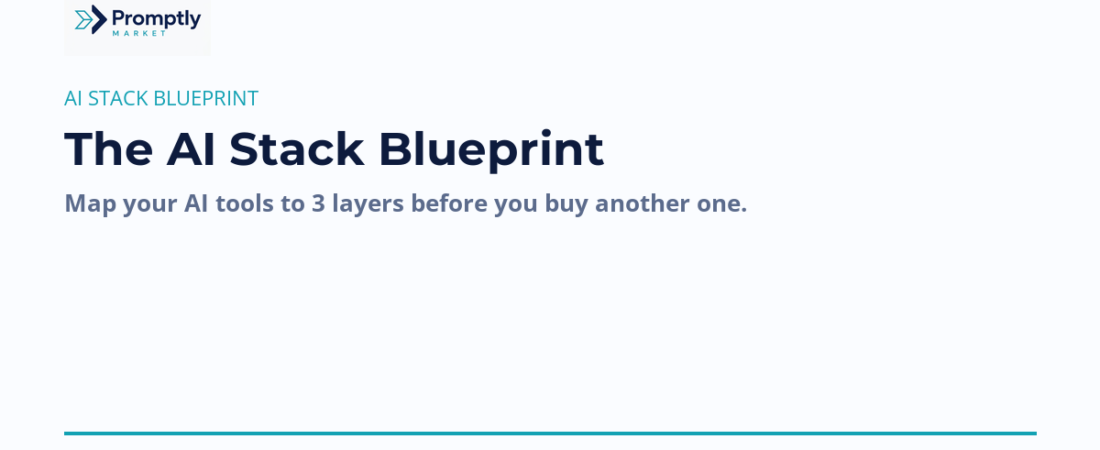 The AI Stack Blueprint: Map Your Marketing AI Tools