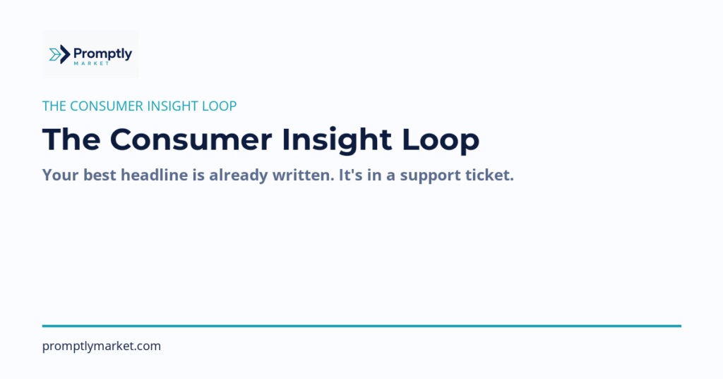 The Consumer Insight Loop: Turn Customer Feedback Into Positioning With AI