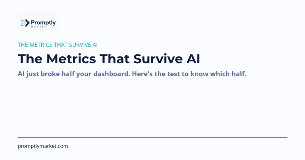 The Metrics That Survive AI: Which Marketing KPIs Still Mean Something