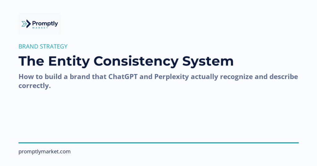 The Entity Consistency System: How to Build a Brand AI Actually Recognizes