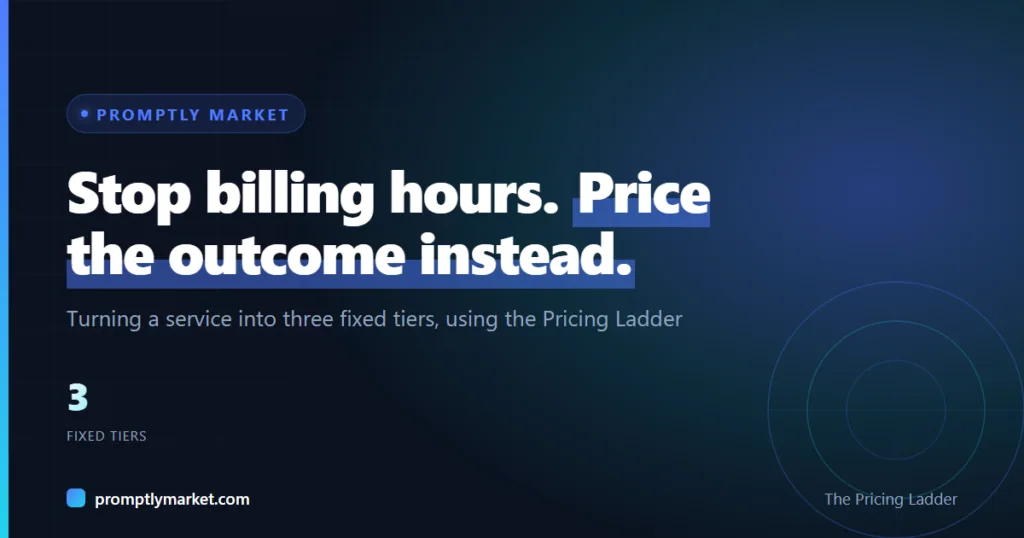 How Do You Price a Productised Service? Applying the Pricing Ladder