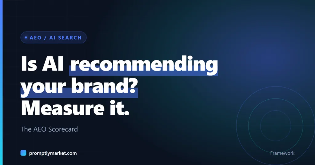 The AEO Scorecard: Log Brand Mentions and Citations in AI Answers