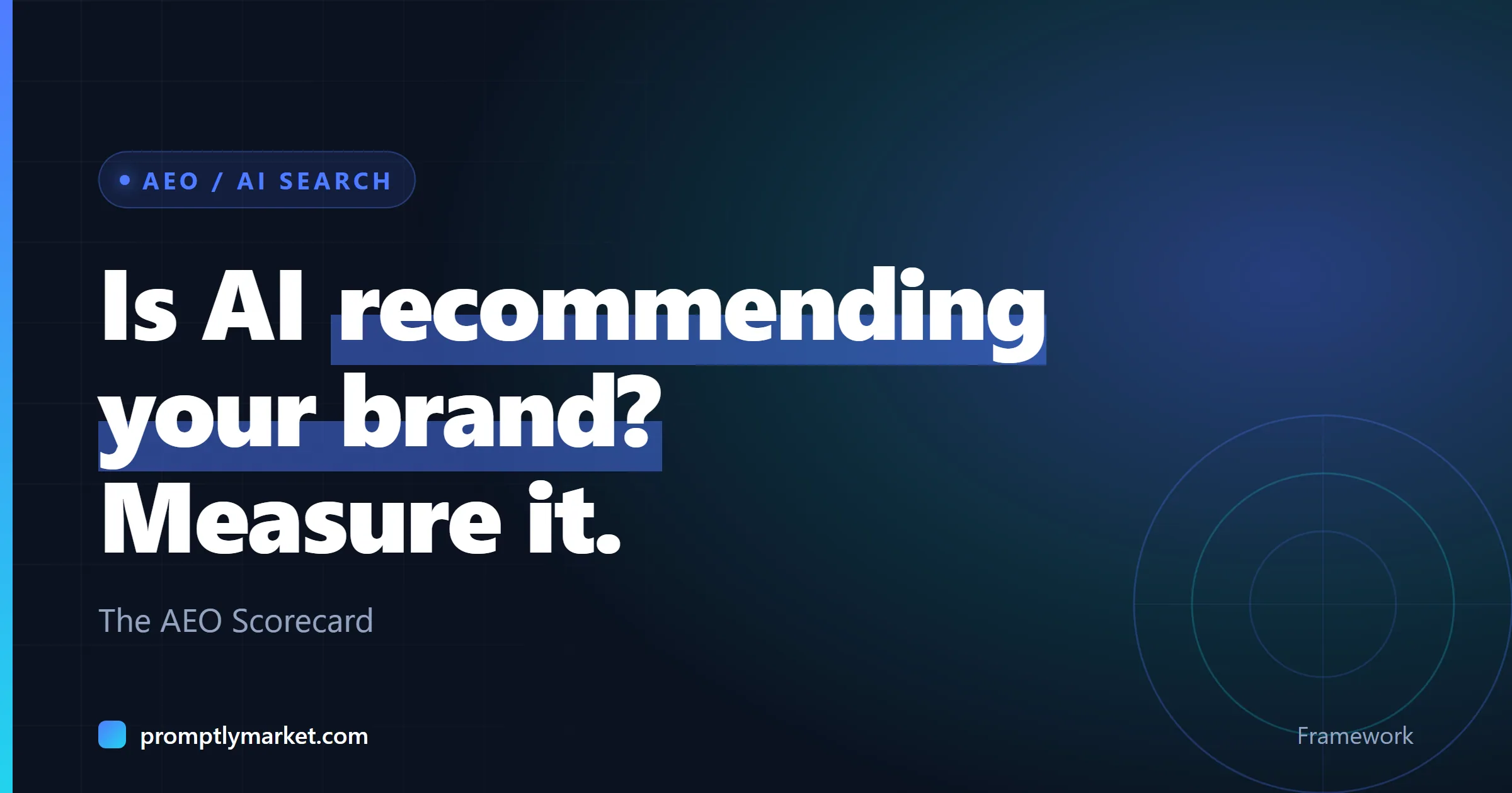 Is AI recommending your brand? Measure it. The AEO Scorecard