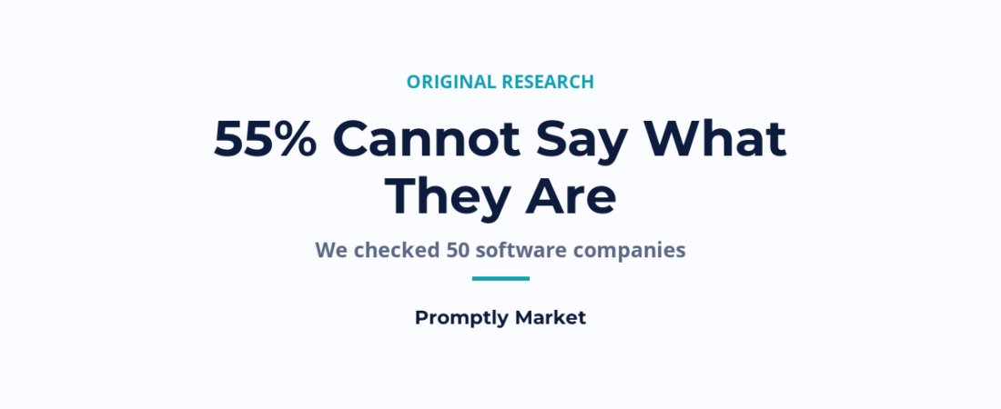 We Checked 50 Software Companies: 55% Cannot Say What They Are in Machine-Readable Form