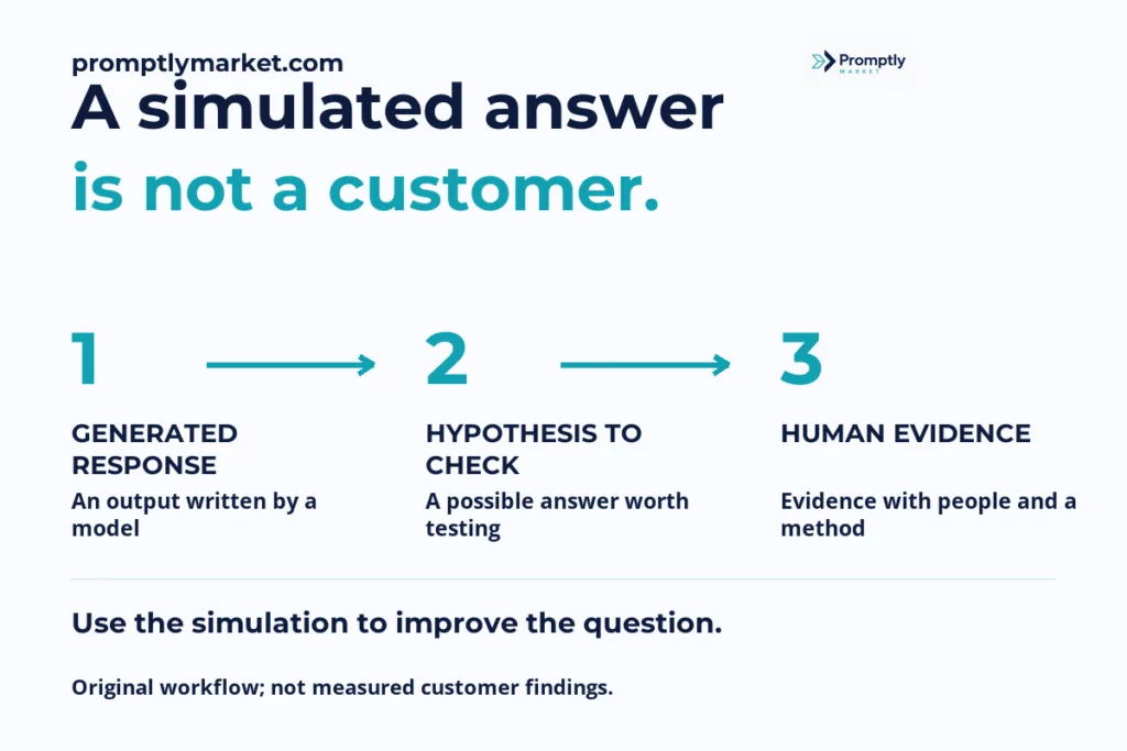 AI Survey Responses Are Not Customer Evidence: A Practical Review